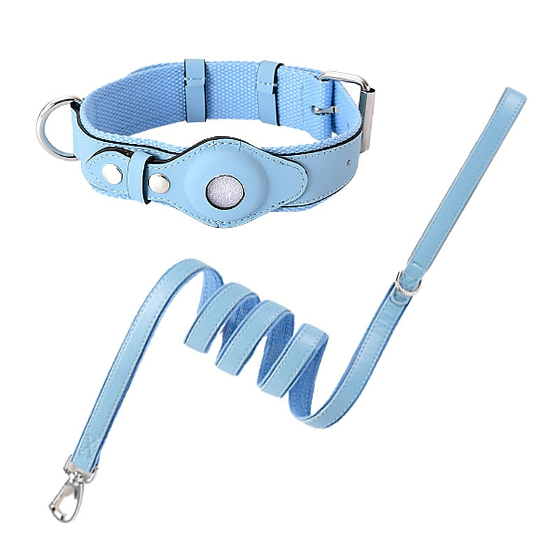 luxury-large-service-dog-leash-and-collar-adjustable - Pawreta