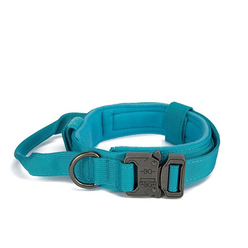 tactical-dog-leash-and-collar-military-heavy-duty - Pawreta