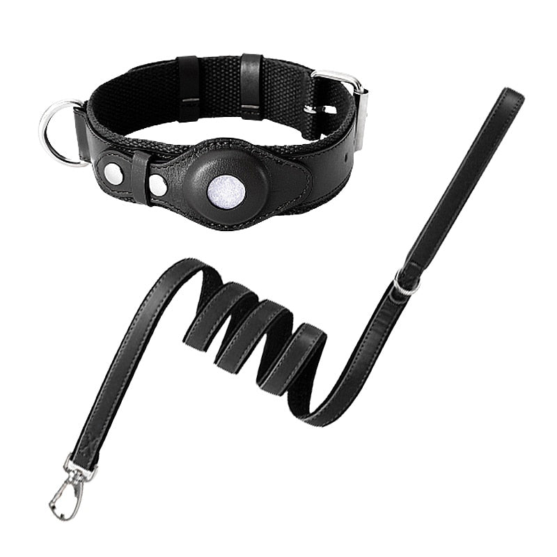 luxury-large-service-dog-leash-and-collar-adjustable - Pawreta