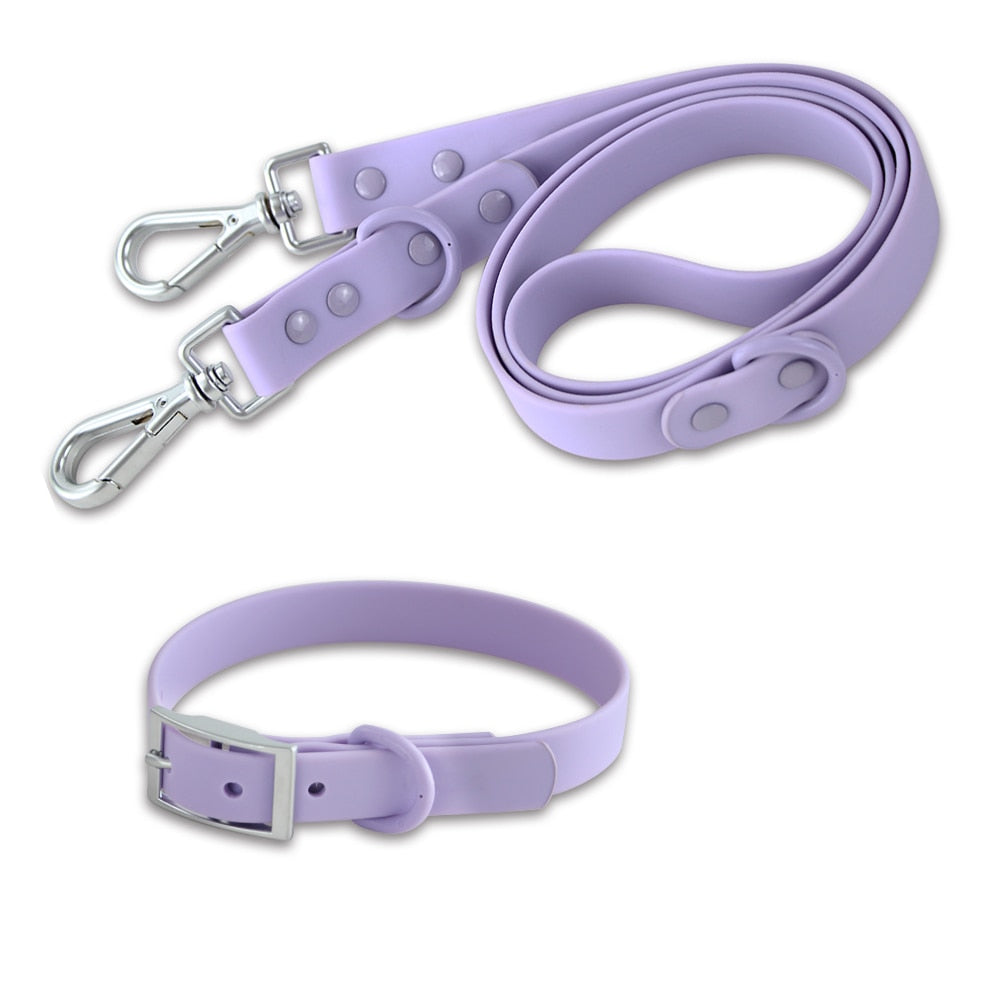 pvc-comfortable-harness-adjustable-dog-chest-strap-leash - Pawreta