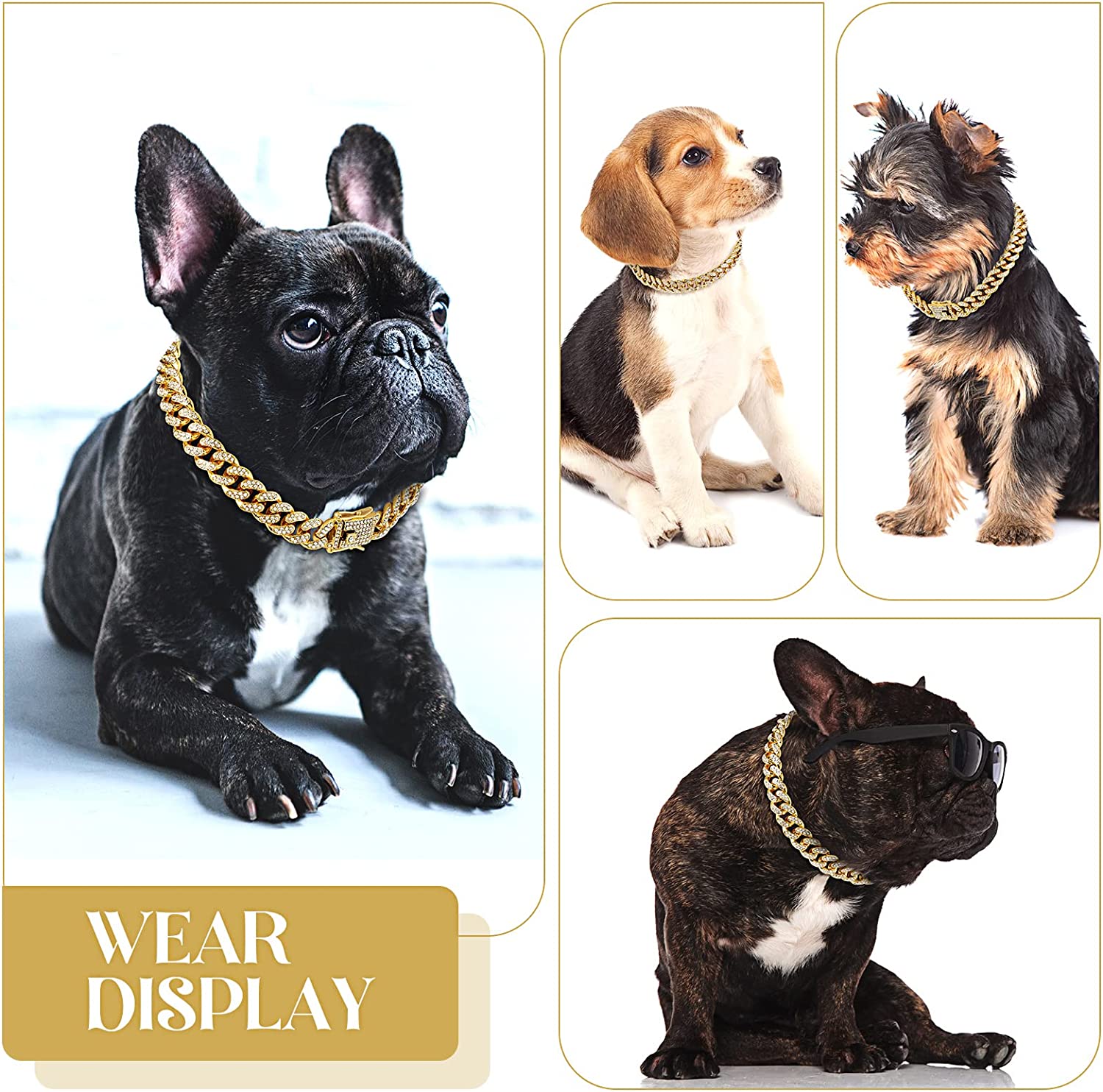 Luxury diamond-dog-chain-collar - Pawreta