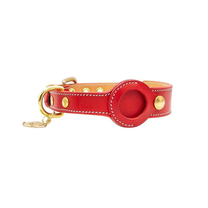 Genuine dog-leather-collar - Pawreta