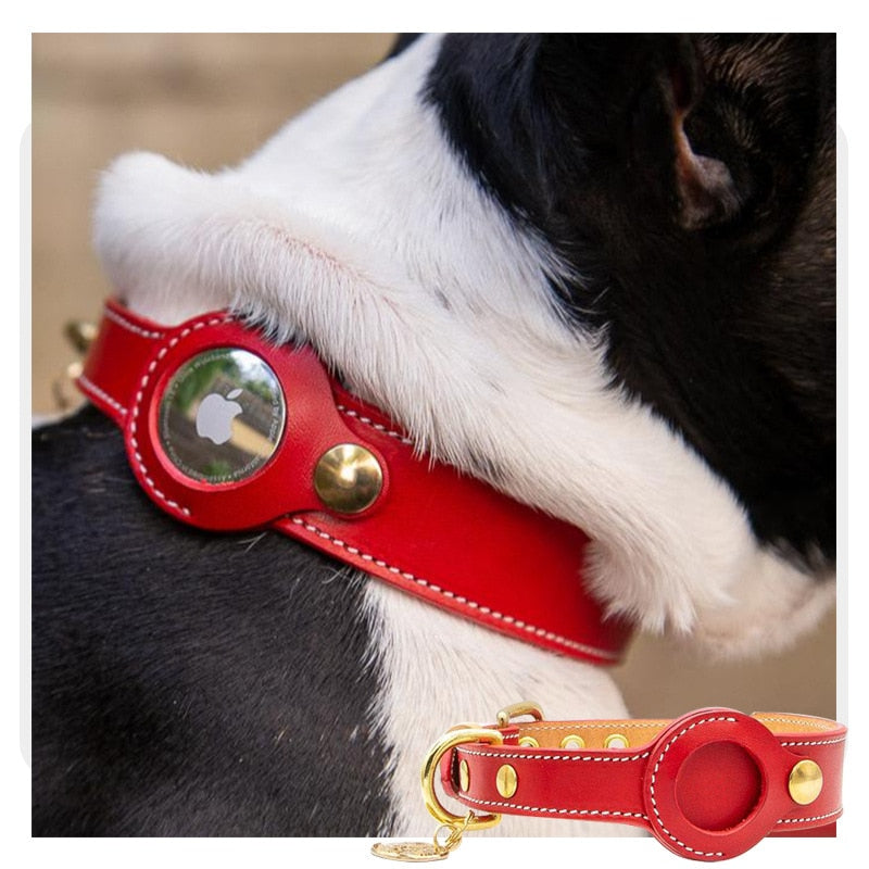 Genuine dog-leather-collar - Pawreta