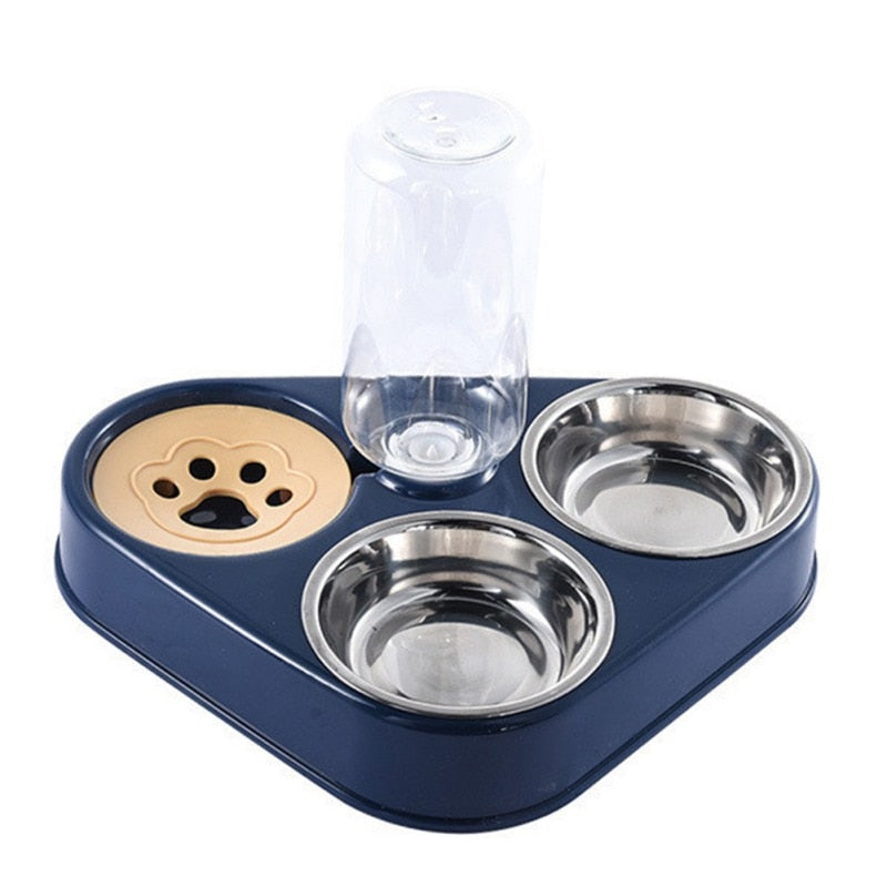 automatic-drinking-double-bowl-pet-feeder - Pawreta