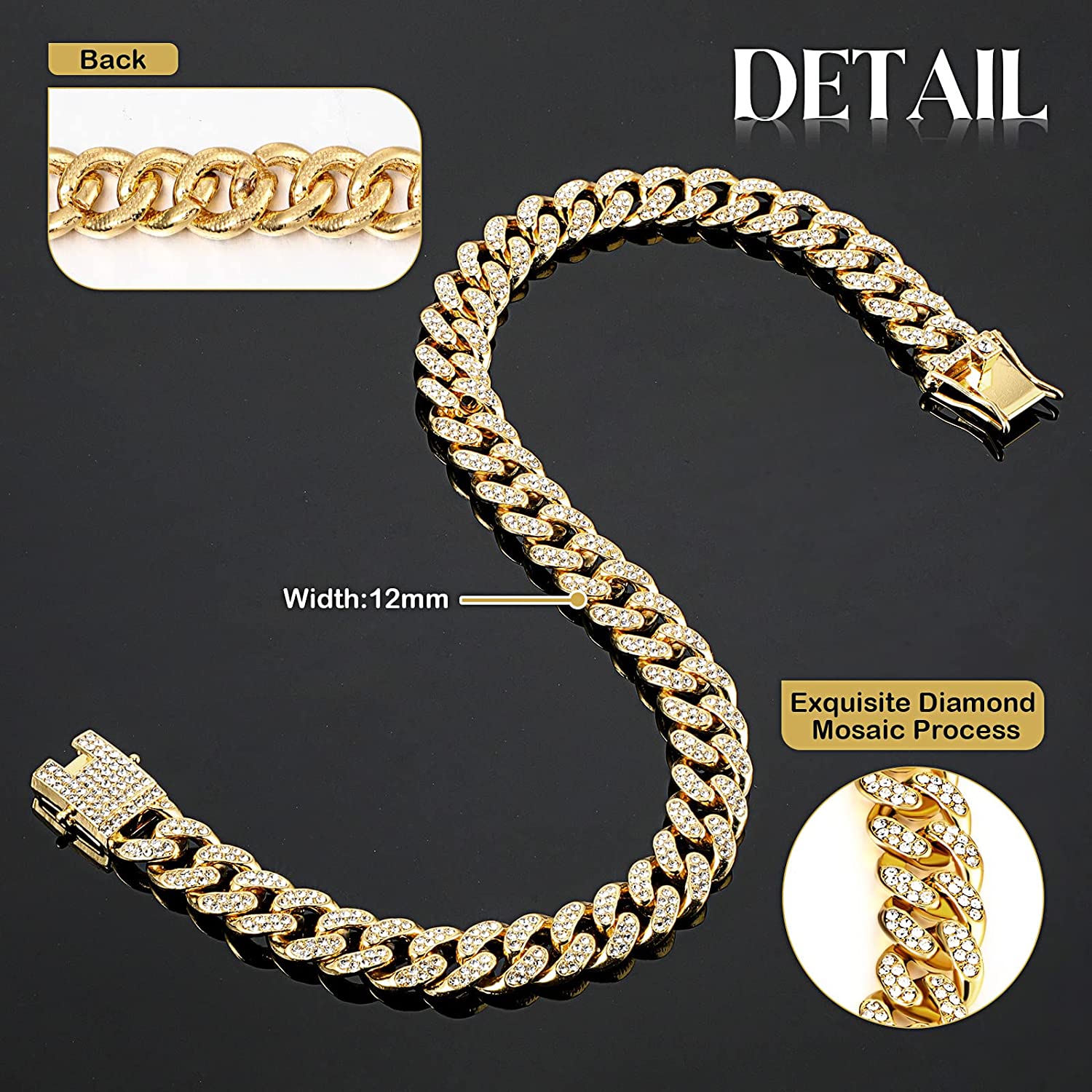 Luxury diamond-dog-chain-collar - Pawreta