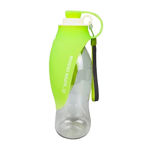 water-bottles-for-pets-soft-silicone-leaf-design - Pawreta