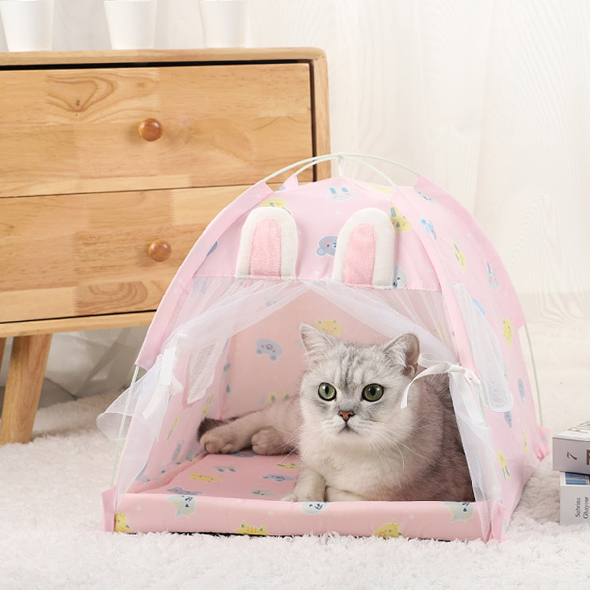 cat-tent-bed-house