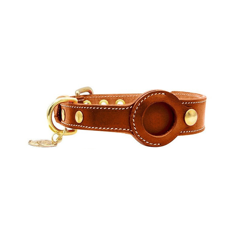 Genuine dog-leather-collar - Pawreta