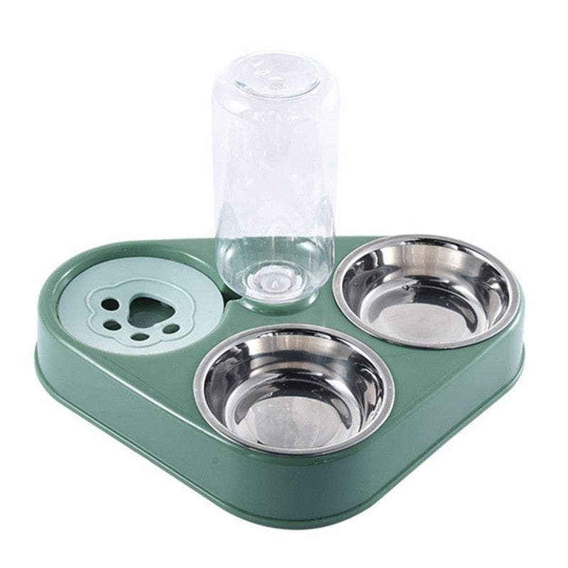 automatic-drinking-double-bowl-pet-feeder - Pawreta