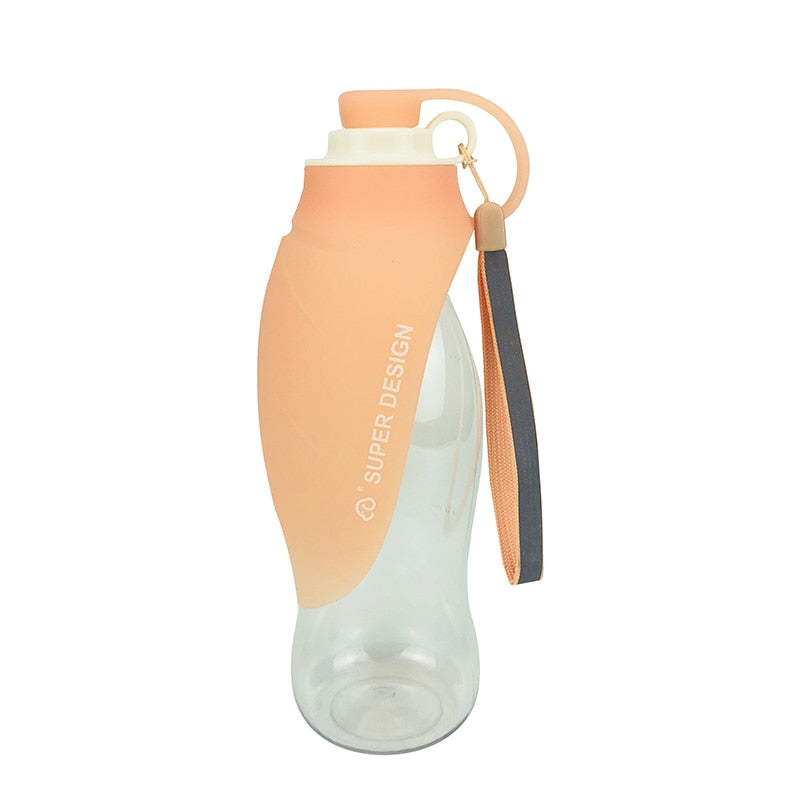 water-bottles-for-pets-soft-silicone-leaf-design - Pawreta