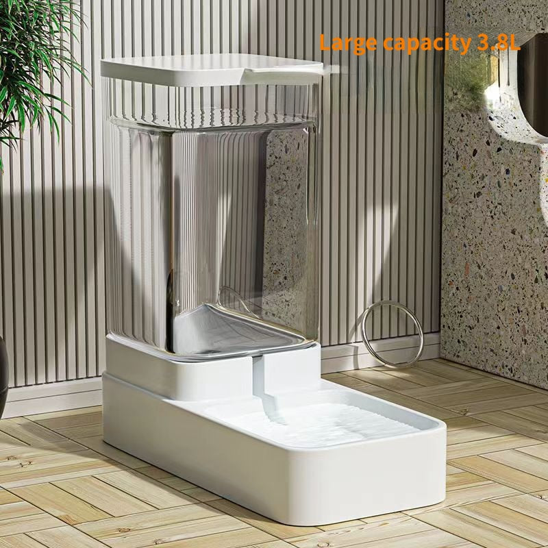 automatic-transparent-pet-food-water-dispenser - Pawreta