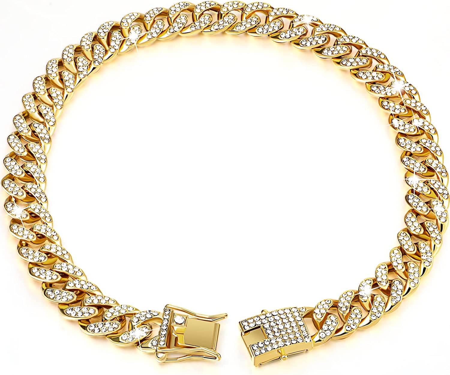 Luxury diamond-dog-chain-collar - Pawreta