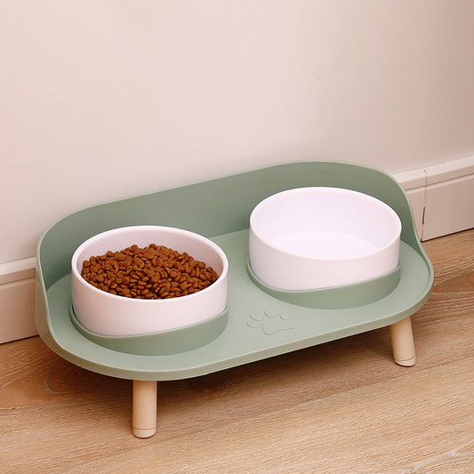 adjustable-height-double-bowl-pet-feeder - Pawreta