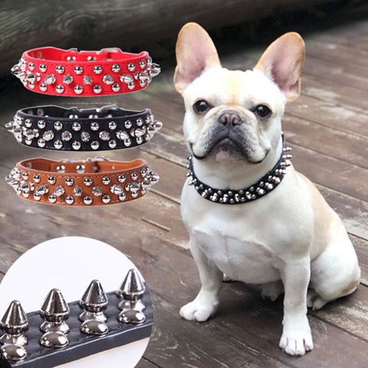 adjustable-leather-pet-dog-collar-neck-strap - Pawreta