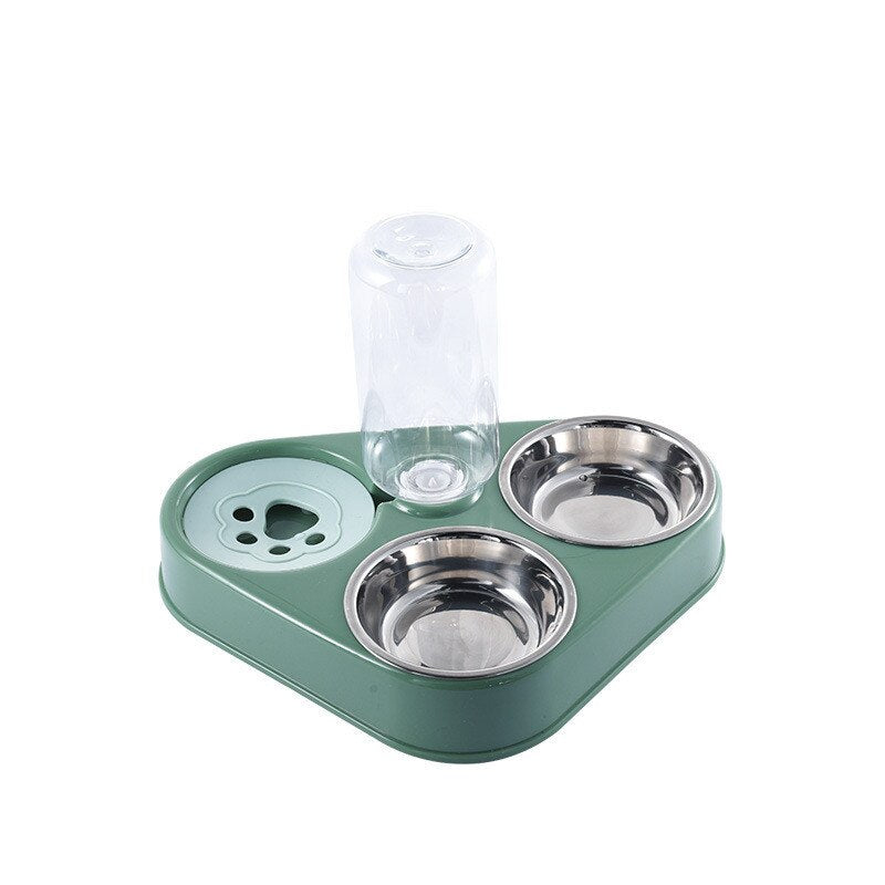 automatic-drinking-double-bowl-pet-feeder - Pawreta