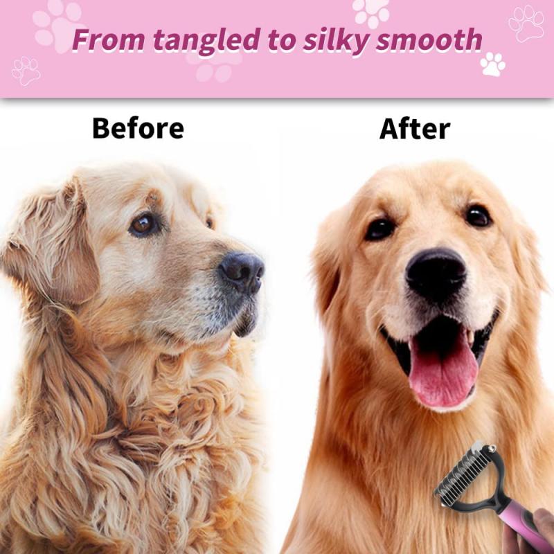 pet-fur-knot-cutter-dog-grooming-shedding-tools - Pawreta