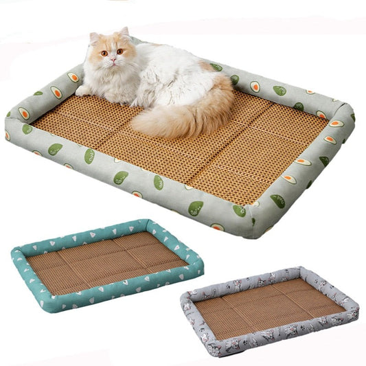 summer-rattan-bed-comfortable-pet - Pawreta